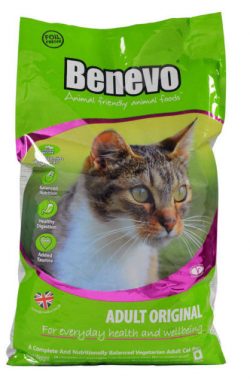 Adopt a Vegan or Vegetarian Diet Benevo Vegan Adult Cat Food