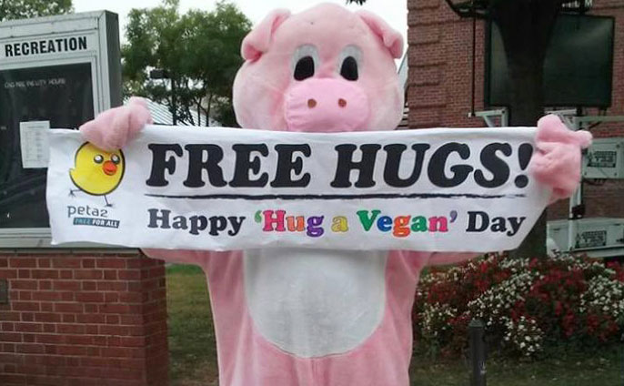 Adopt a Vegan or Vegetarian Diet Free Hugs