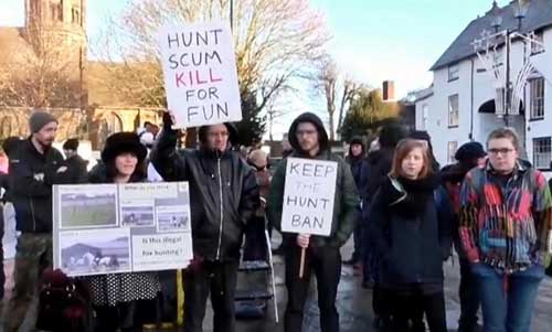 Be a Fox Hunt Saboteur Anti Hunt Demonstration