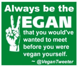 Best Way to Raise Vegan Animal Rights Awareness Be The Vegan You Want To Meet