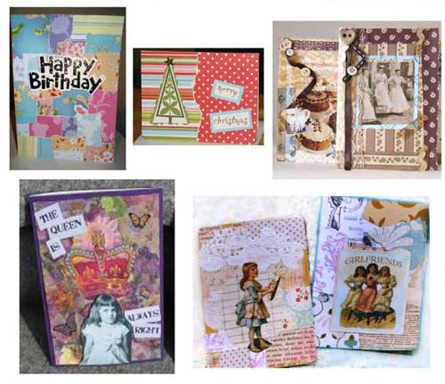 Covered Collage Cards