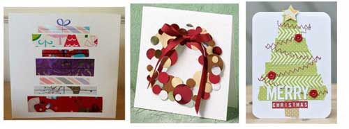 Examples of Recycled Christmas Cards