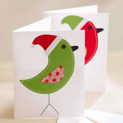 Recycle Christmas Cards Greetings Cards Gift Tags Wrapping Paper Use Stitching in Your Card Design