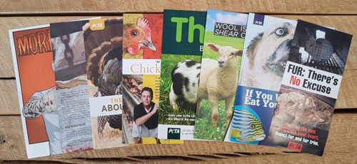 Animal Rights Posters Leaflets Free PETA Leaflets