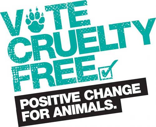 Charity Donations Animal Torture Vote Cruelty Free Logo